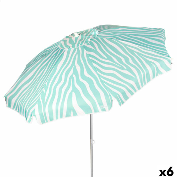 Sonnenschirm Aktive Blau 200 x 195 x 200 cm (6 Stück)