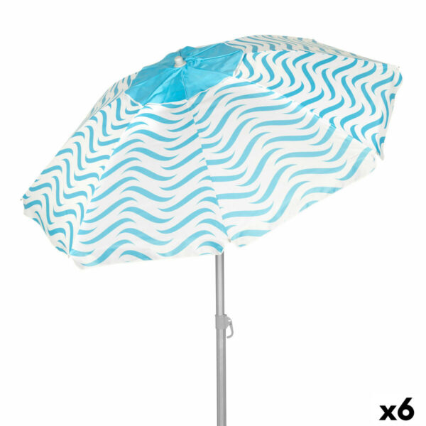 Sonnenschirm Aktive Blau Ø 200 cm 200 x 190 x 200 cm (6 Stück)