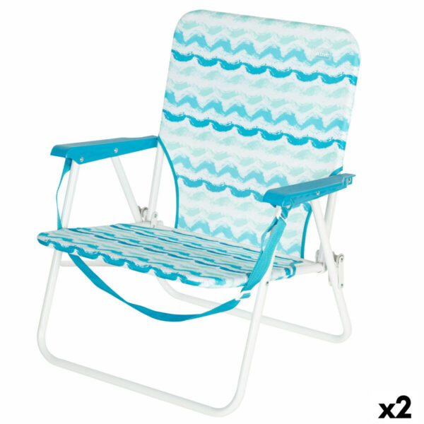 Strandstuhl Aktive 45 x 70 x 40 cm (2 Stück)