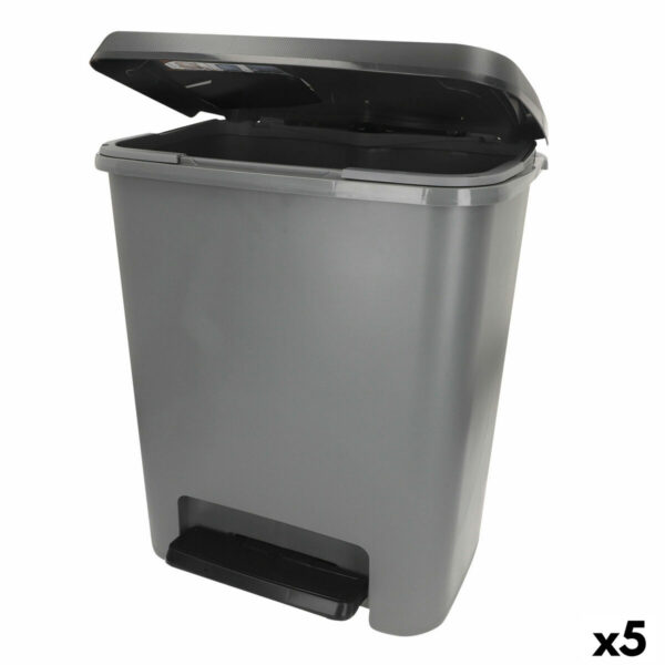 Mülltonne Curver Dunkelgrau Kunststoff 25 L (5 Stück)