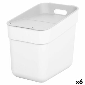 Mülltonne Curver Weiß Kunststoff 20 L (6 Stück)
