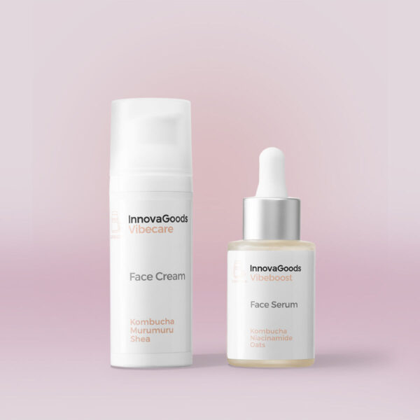 Doppel-Pack Feuchtigkeitspflege Gesicht Kombucha InnovaGoods