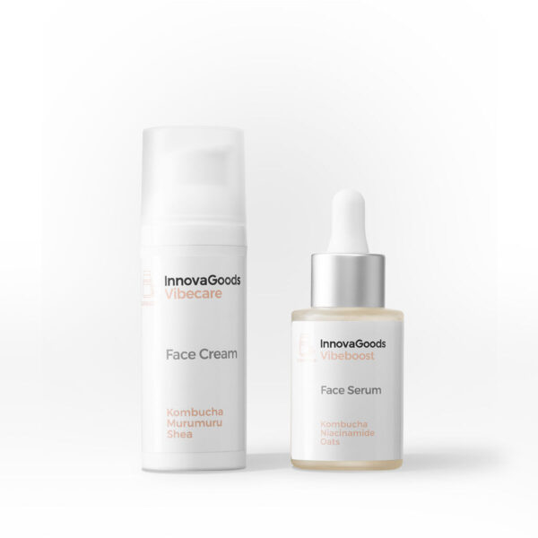 Doppel-Pack Feuchtigkeitspflege Gesicht Kombucha InnovaGoods – Bild 3