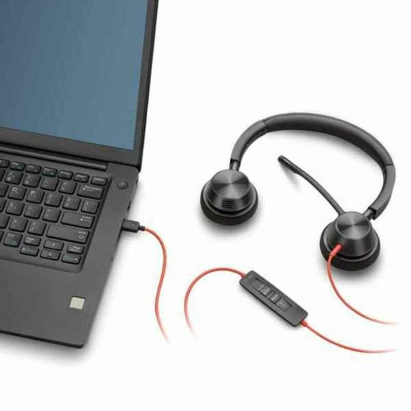 Diadem-Kopfhörer Poly BW3320 USB-A Schwarz – Bild 3