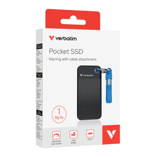 Externe Festplatte Verbatim 32191 1 TB SSD Tasche – Bild 3