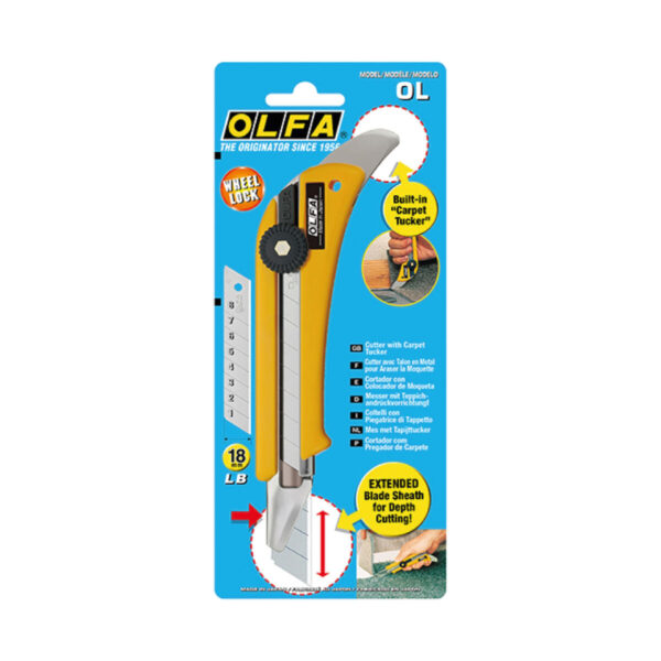 Cutter Olfa 18 mm Schwarz Kunststoff – Bild 3