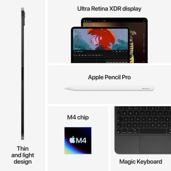 Tablet Apple iPad Pro 11" 8 GB RAM 256 GB Schwarz – Bild 5