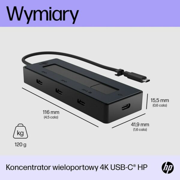 Hub USB HP 6G843AA Schwarz – Bild 6