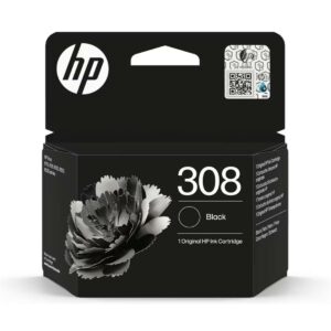 Original Tintenpatrone HP SERIES 6110, 6120, 6130, 6520, 6530 – Nº 308 Schwarz (1 Stück)