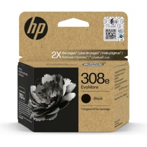Original Tintenpatrone HP SERIES 6110, 6120, 6130, 6520, 6530 – Nº 308E Schwarz (1 Stück)
