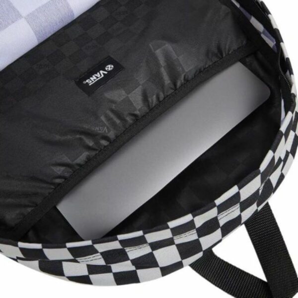 Schulrucksack Vans Old Skool Check Backpack VN000H4X3M41 Schwarz – Bild 2