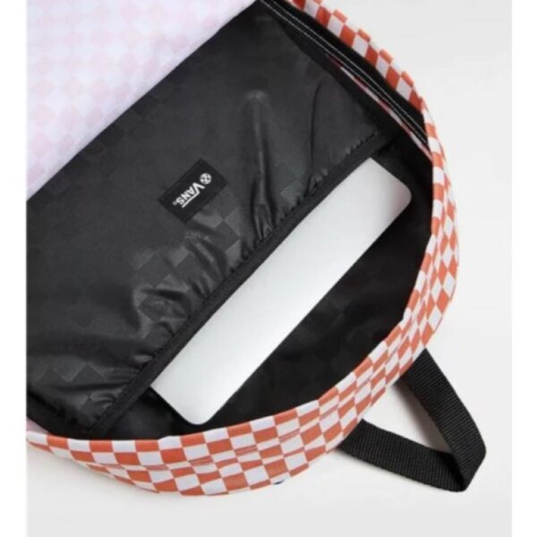 Schulrucksack Vans Old Skool Check Weiß – Bild 3