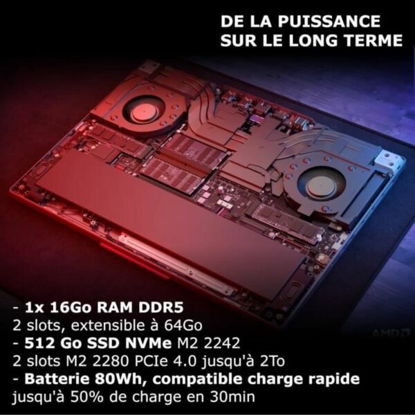 Laptop Lenovo Legion S5 16ARP9 16" amd ryzen 7 7435HS 16 GB RAM 512 GB SSD Nvidia Geforce RTX 4070 – Bild 5