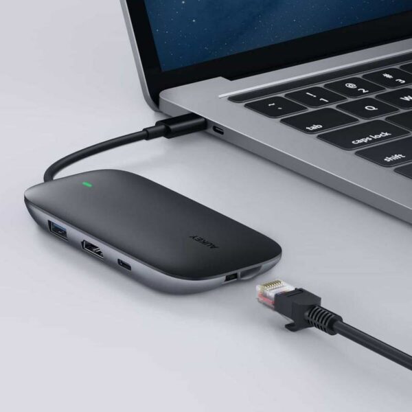 Hub USB Aukey CB-C71 Schwarz 100 W – Bild 4