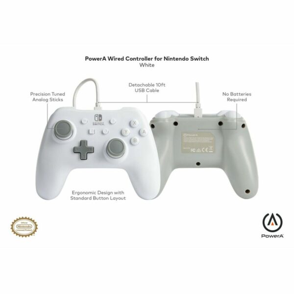 Gaming Controller Powera 1517033-03 Weiß Nintendo Switch – Bild 3