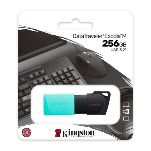 USB Pendrive Kingston Exodia M Schwarz 256 GB (1 Stück) – Bild 3