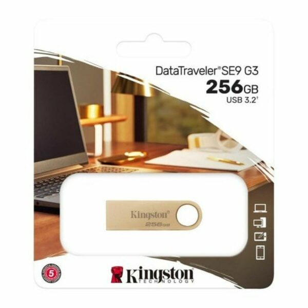 USB Pendrive Kingston DTSE9G3/256GB Gold 256 GB (1 Stück) – Bild 7