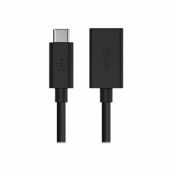 USB-C-Kabel auf USB Belkin F2CU036BTBLK Schwarz 14 cm
