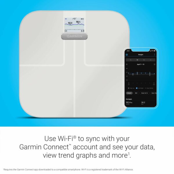 Bluetooth Digitalwaage GARMIN Index S2 – Bild 7