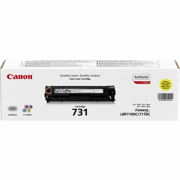 Toner Canon 731 Gelb – Bild 2