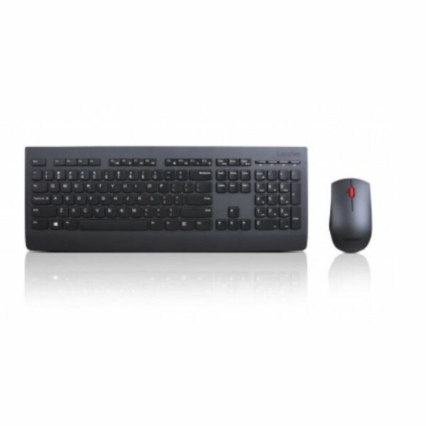 Tastatur mit Drahtloser Maus Lenovo 4X30H56823 Qwerty Spanisch – Bild 2