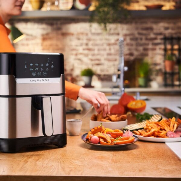 Heißluftfritteuse Tefal EY505D15 4,2 L Schwarz Grau Stahl – Bild 7
