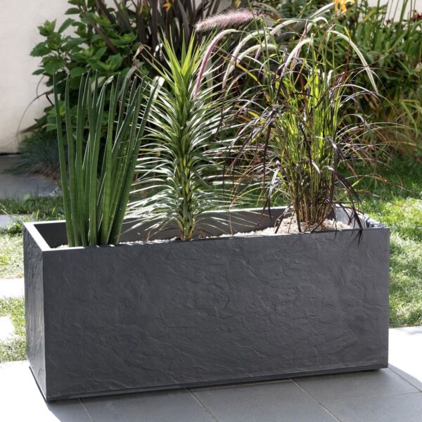 Blumentopf EDA Anthrazit Kunststoff 99 x 39 x 43 cm – Bild 3