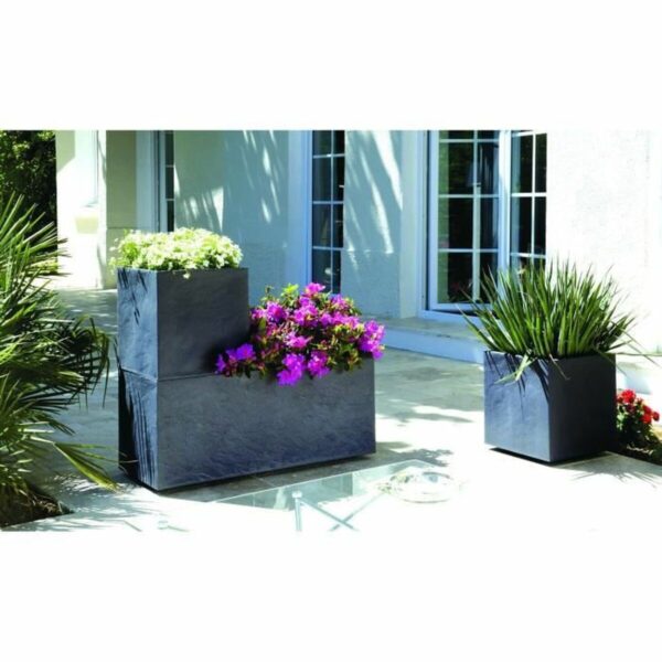 Blumentopf EDA Anthrazit Kunststoff 99 x 39 x 43 cm – Bild 4