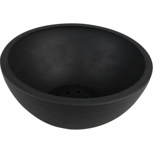 Blumentopf EDA   Schwarz Anthrazit Ø 25 cm – Bild 2