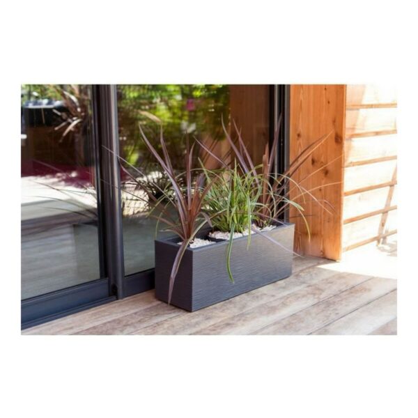 Blumentopf EDA Graphit Up rechteckig Anthrazit Dunkelgrau 59 x 19,5 x 22,8 cm – Bild 2