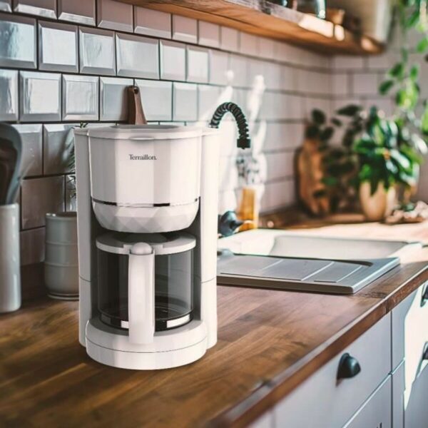 Kolben-Kaffeemaschine Terraillon 15353 DIAMANT Weiß 1,25 L – Bild 2