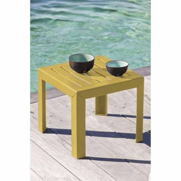 Beistelltisch Grosfillex Miami Gelb 40 x 40 x 39 cm – Bild 2