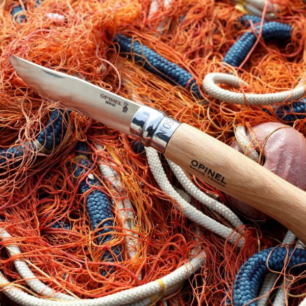 Messer Opinel Nº9 9 cm Edelstahl Buchenholz – Bild 3