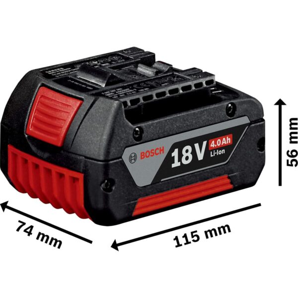 Wiederaufladbare Lithiumbatterie BOSCH Professional GBA 18 V 4 Ah – Bild 6