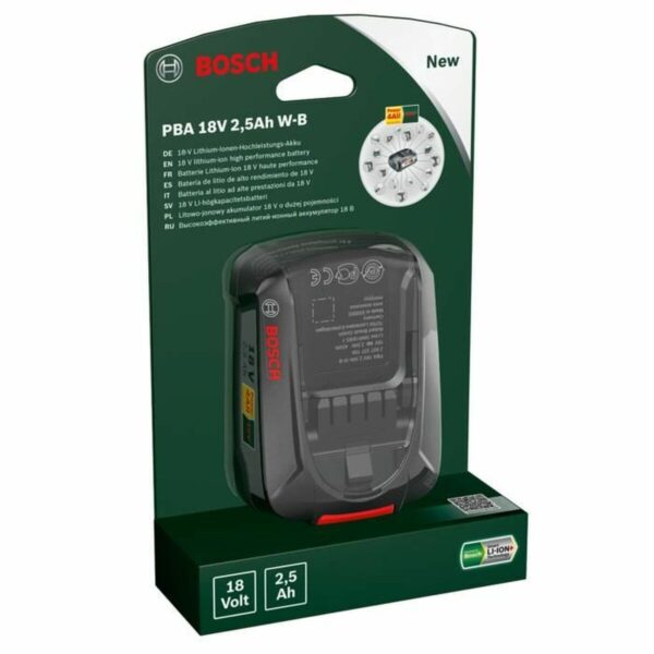 Wiederaufladbare Lithiumbatterie BOSCH Power 4All Litio Ion 2,5 Ah 18 V – Bild 2