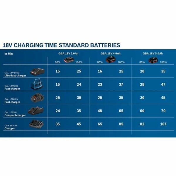 Ladegerät und wiederaufladbarer Batteriesatz BOSCH 1600A019R8 12 V – Bild 4