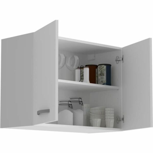Kücheneinheit Oslo Weiß 80 x 36 x 58 cm – Bild 3