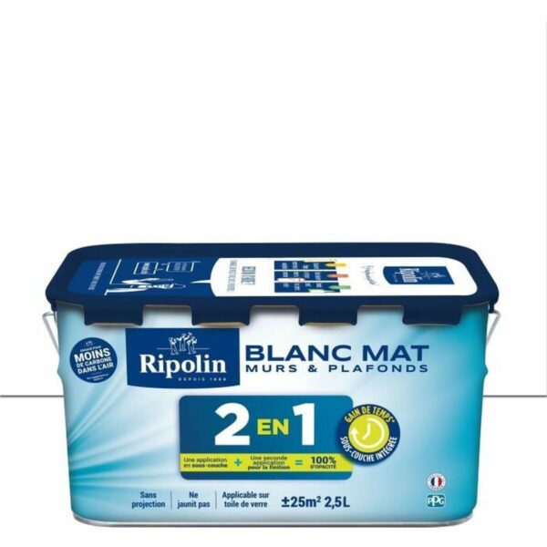 Grundierung Ripolin Weiß Mattierend 2,5 L – Bild 2