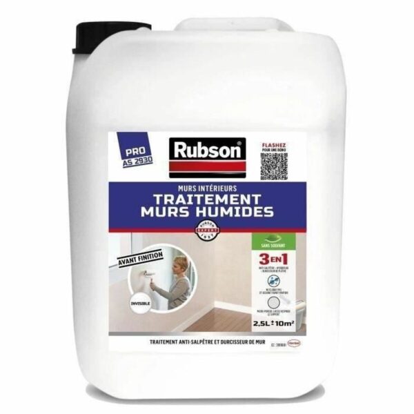 Grundierung Rubson Durchsichtig Mattierend 2,5 L