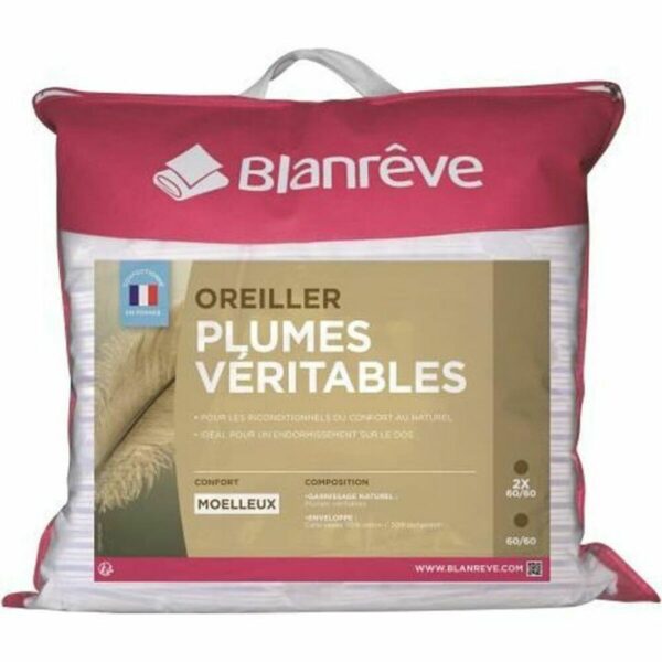 Kissen Blanreve LOPLUHP006060 Weiß 60 x 60 cm (2 Stück) – Bild 2