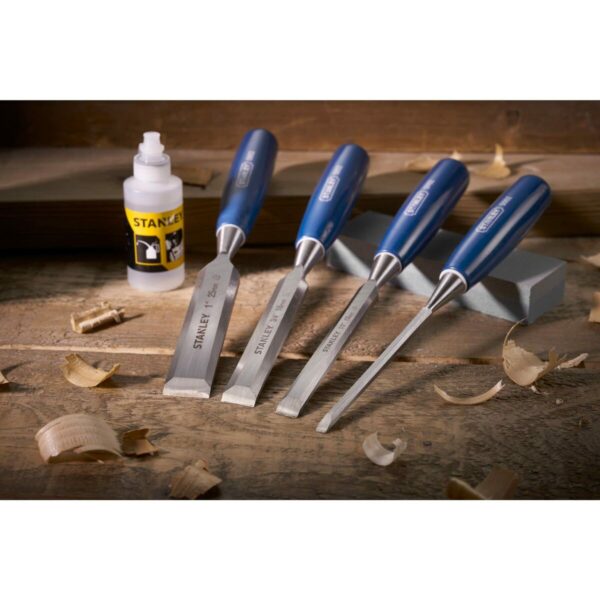 Meißel-Set Stanley 5002 Holz 6, 12, 18, 25 mm 4 Stücke – Bild 5