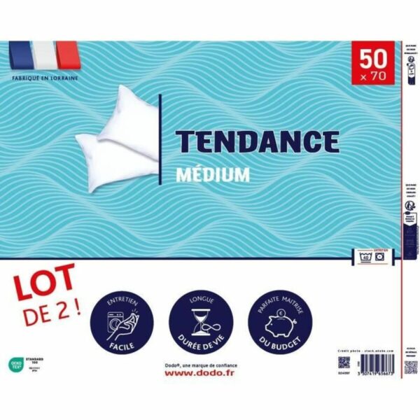 Kissen DODO Tendance Weiß 50 x 70 cm 2 Stück – Bild 5