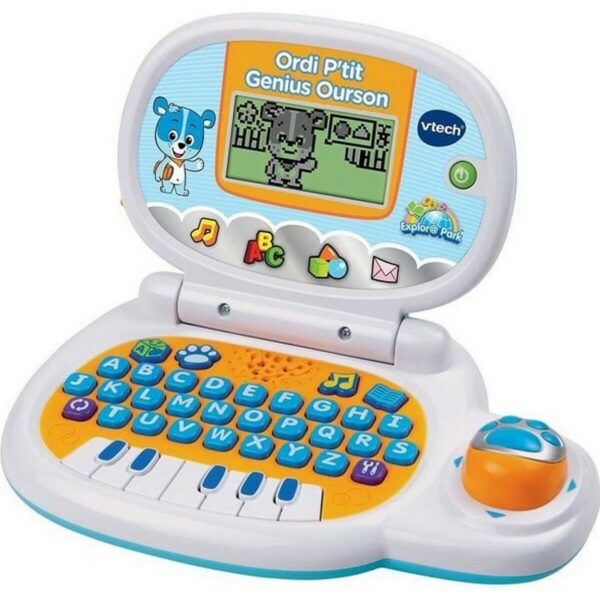 Laptop Vtech Genius Blue Bear 26 x 5,5 x 19,7 cm Pädagogisches Spielzeug FR – Bild 3