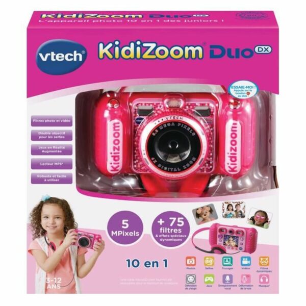 Digitalkamera für Kinder Vtech Duo DX rose – Bild 2