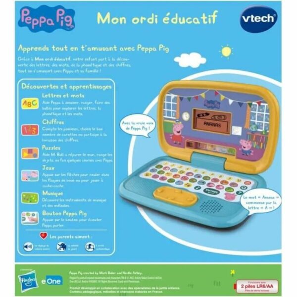 Laptop Vtech Peppa Pig 3-6 Jahre Interaktives Spielzeug – Bild 3