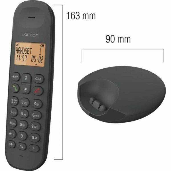 Kabelloses Telefon Logicom ILOA 150 SOLO Grau – Bild 2