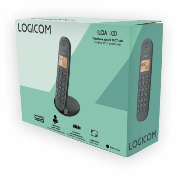 Kabelloses Telefon Logicom ILOA 150 SOLO Grau – Bild 5