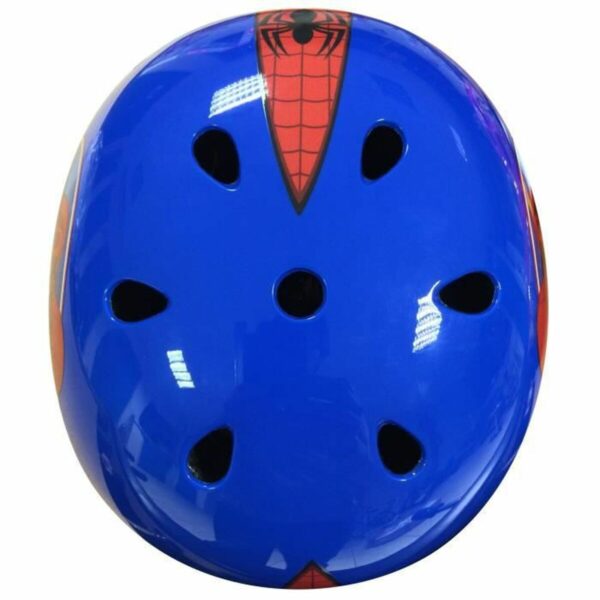 Helm SPIDERMAN Stamp SM250102 Blau Kinder – Bild 4