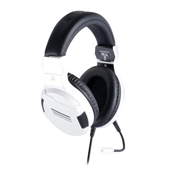 Gaming Headset mit Mikrofon Big Ben Interactive PS4OFHEADSETV3WHITE Weiß Schwarz/Weiß – Bild 2