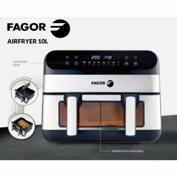 Heißluftfritteuse Fagor Fgf10 2400 W 10 L – Bild 3